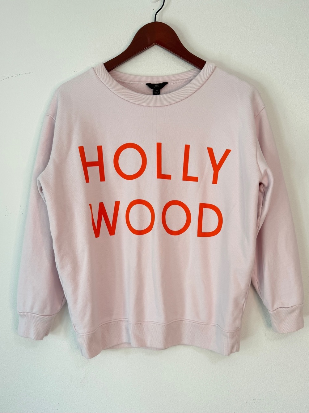 J.Crew Women's Hollywood Sweatshirt in Faded Shell Pullover Casual Streetwear - Picture 1 of 10